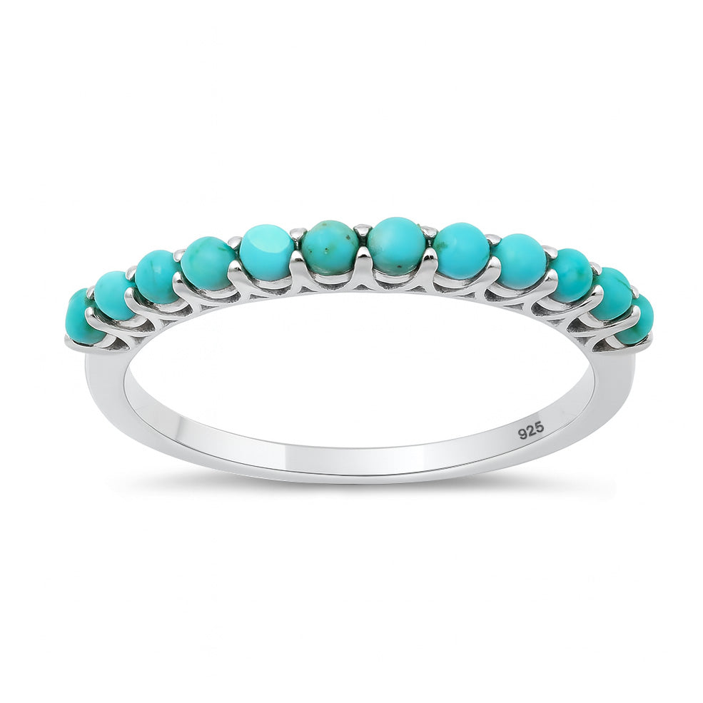 Silver Stone Ring - Stackable