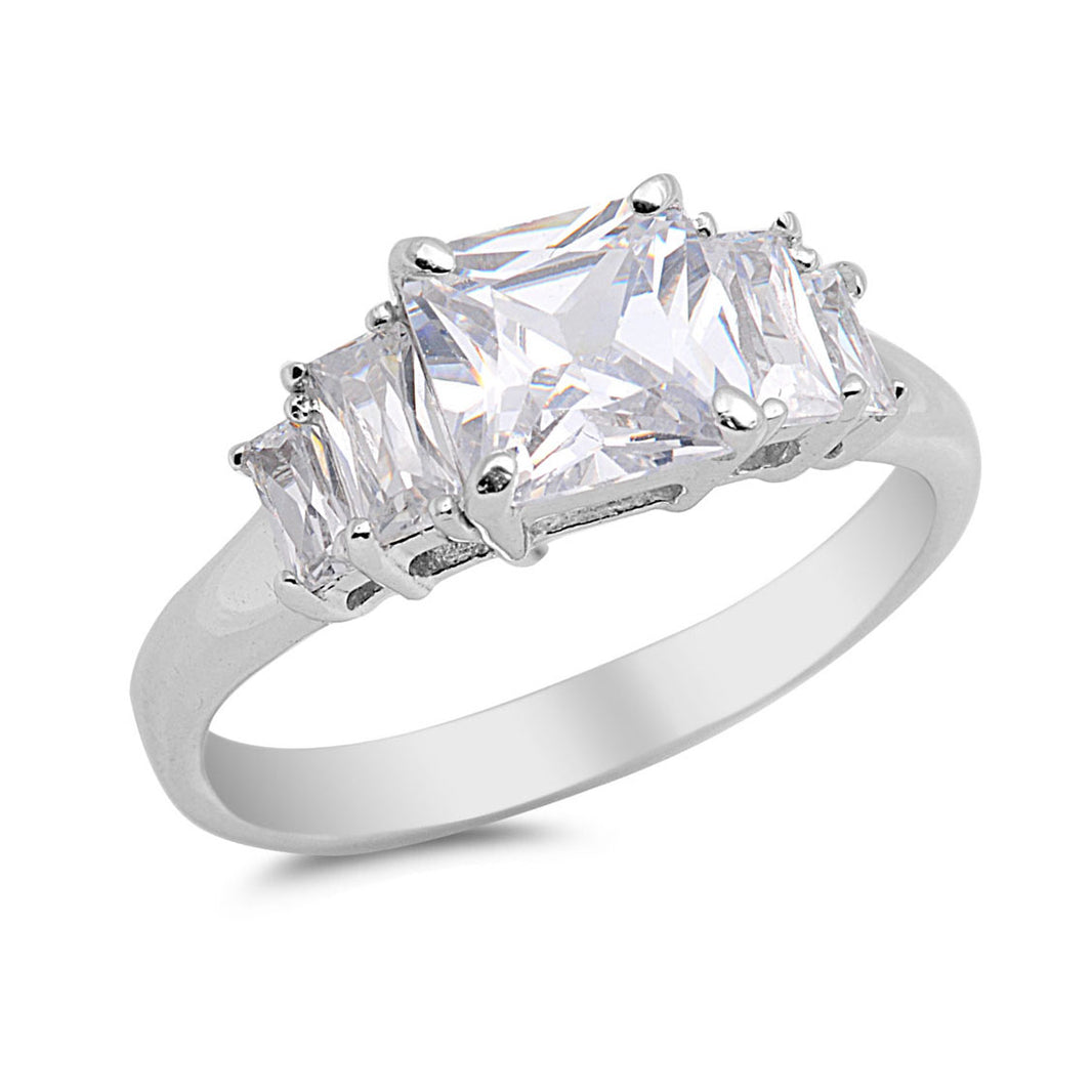 Silver CZ Ring