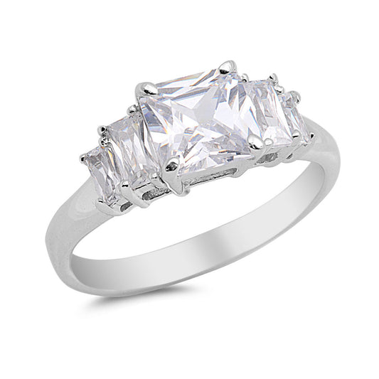 Silver CZ Ring