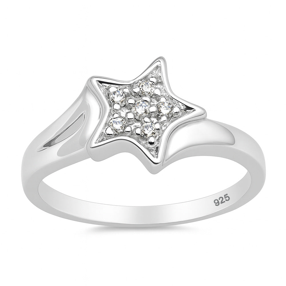 Silver CZ Ring