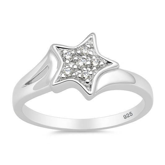 Silver CZ Ring