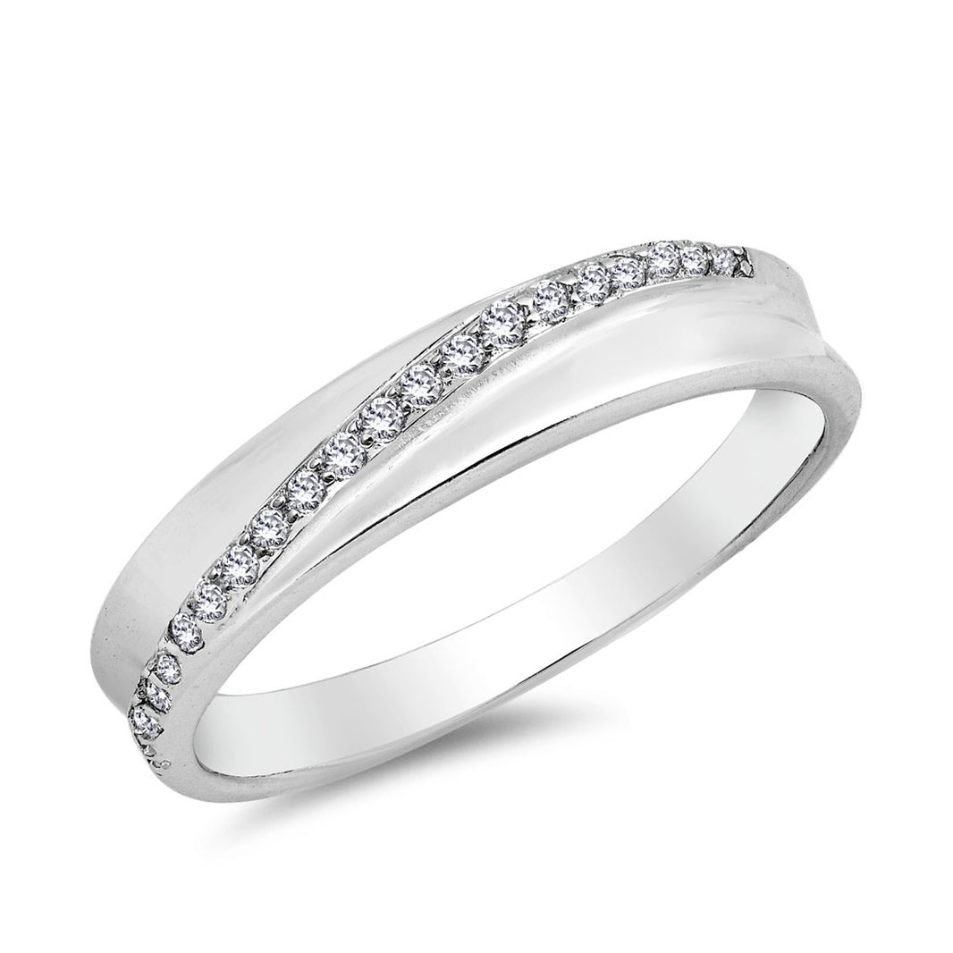 Silver Ring W/ CZ