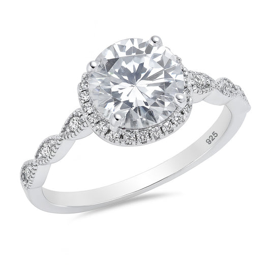 Silver Ring W/ CZ