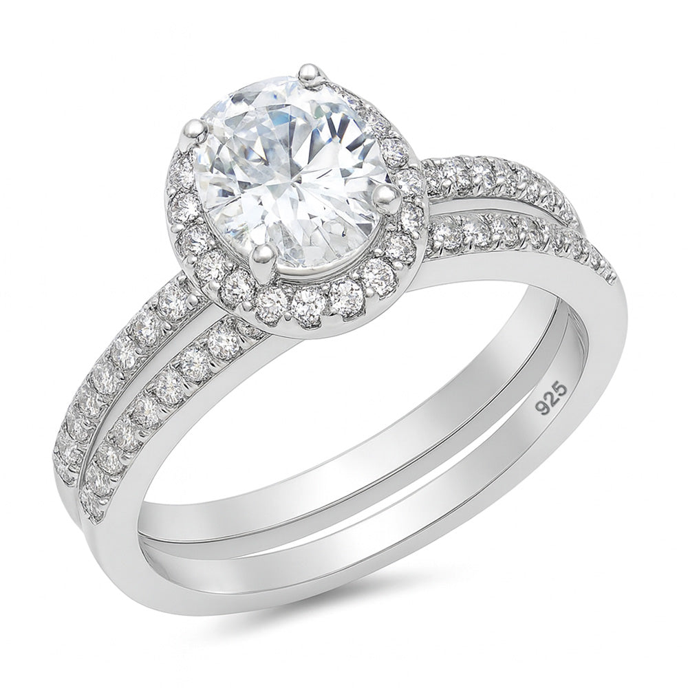 Silver CZ Ring
