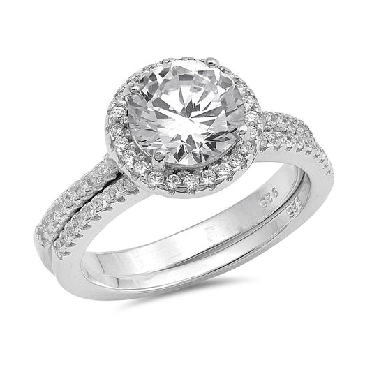Silver CZ Ring