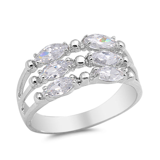 Silver CZ Ring