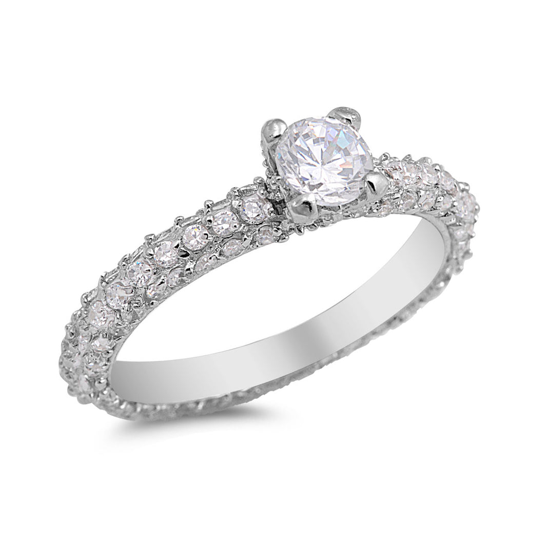 Silver CZ Ring