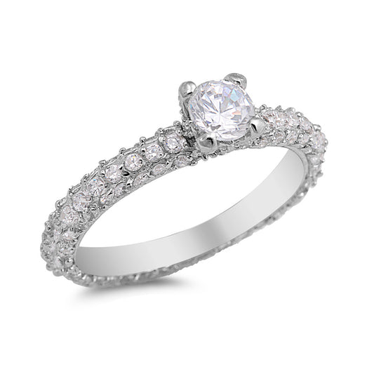 Silver CZ Ring