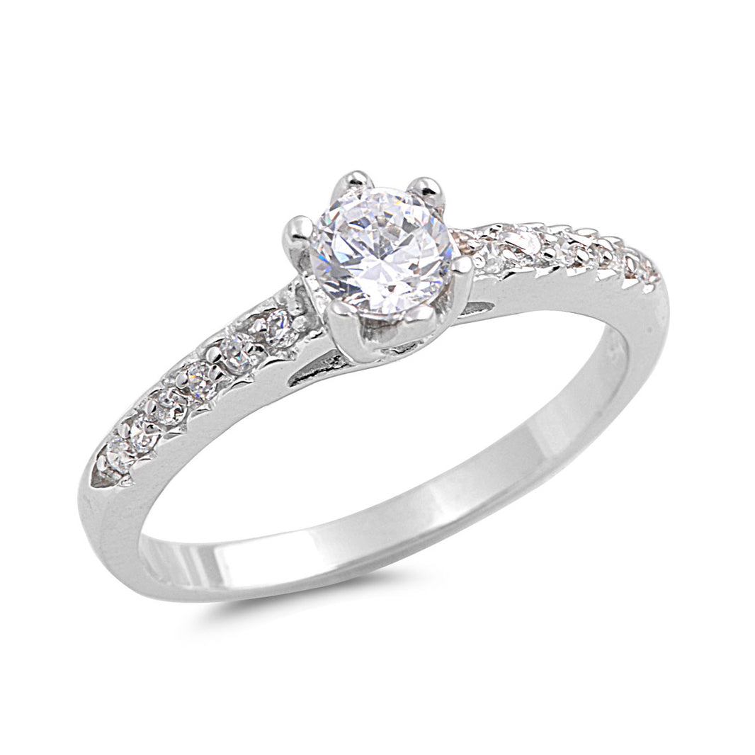 Silver CZ Ring