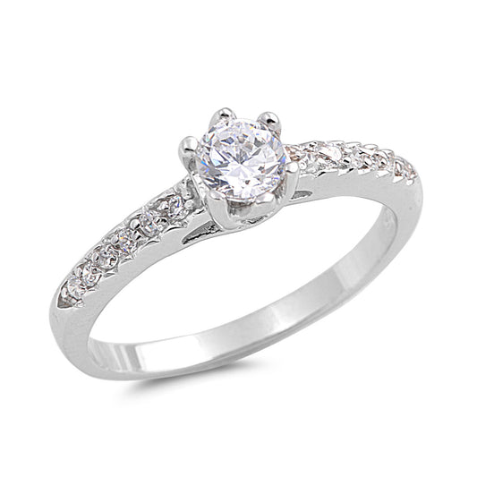 Silver CZ Ring