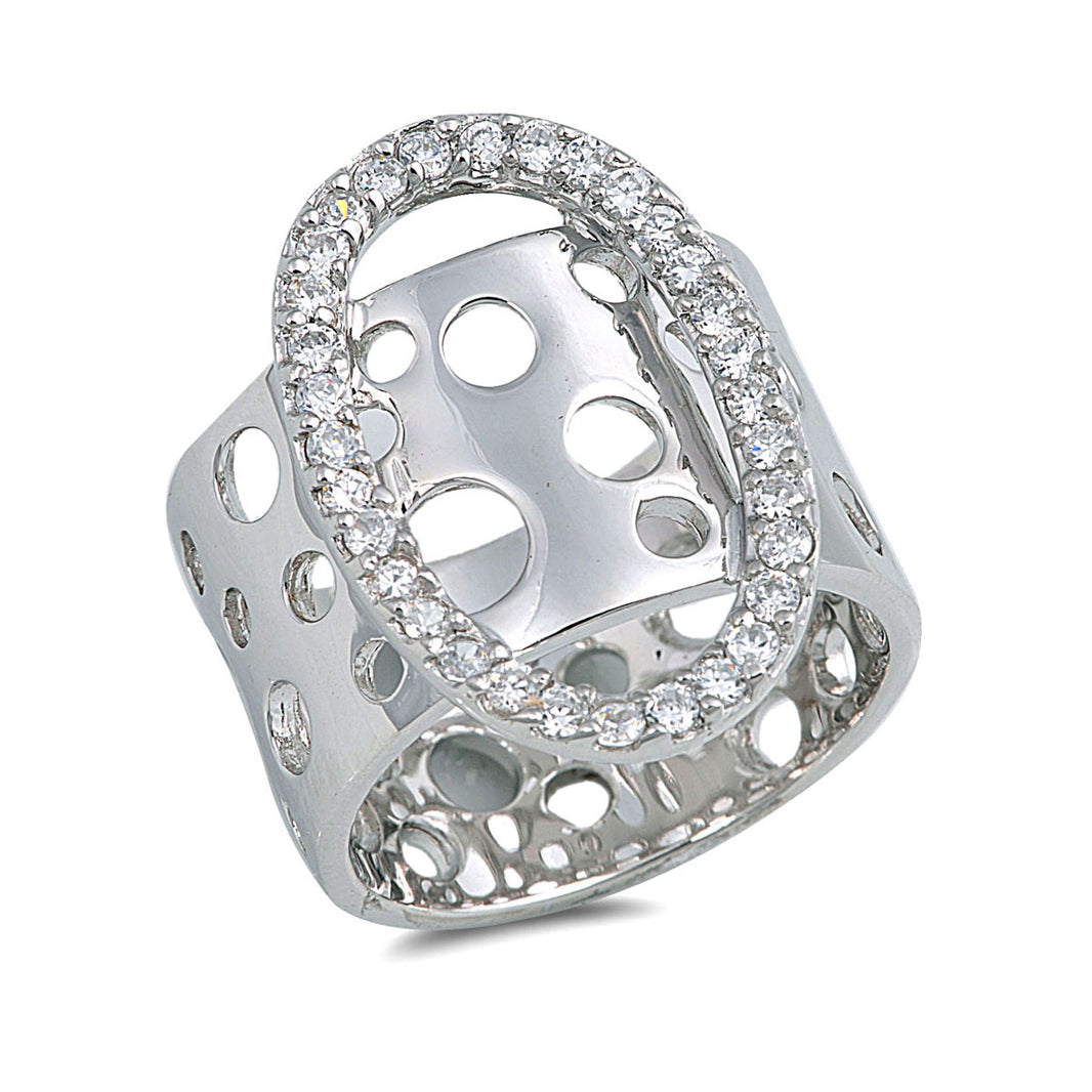 Silver CZ Ring