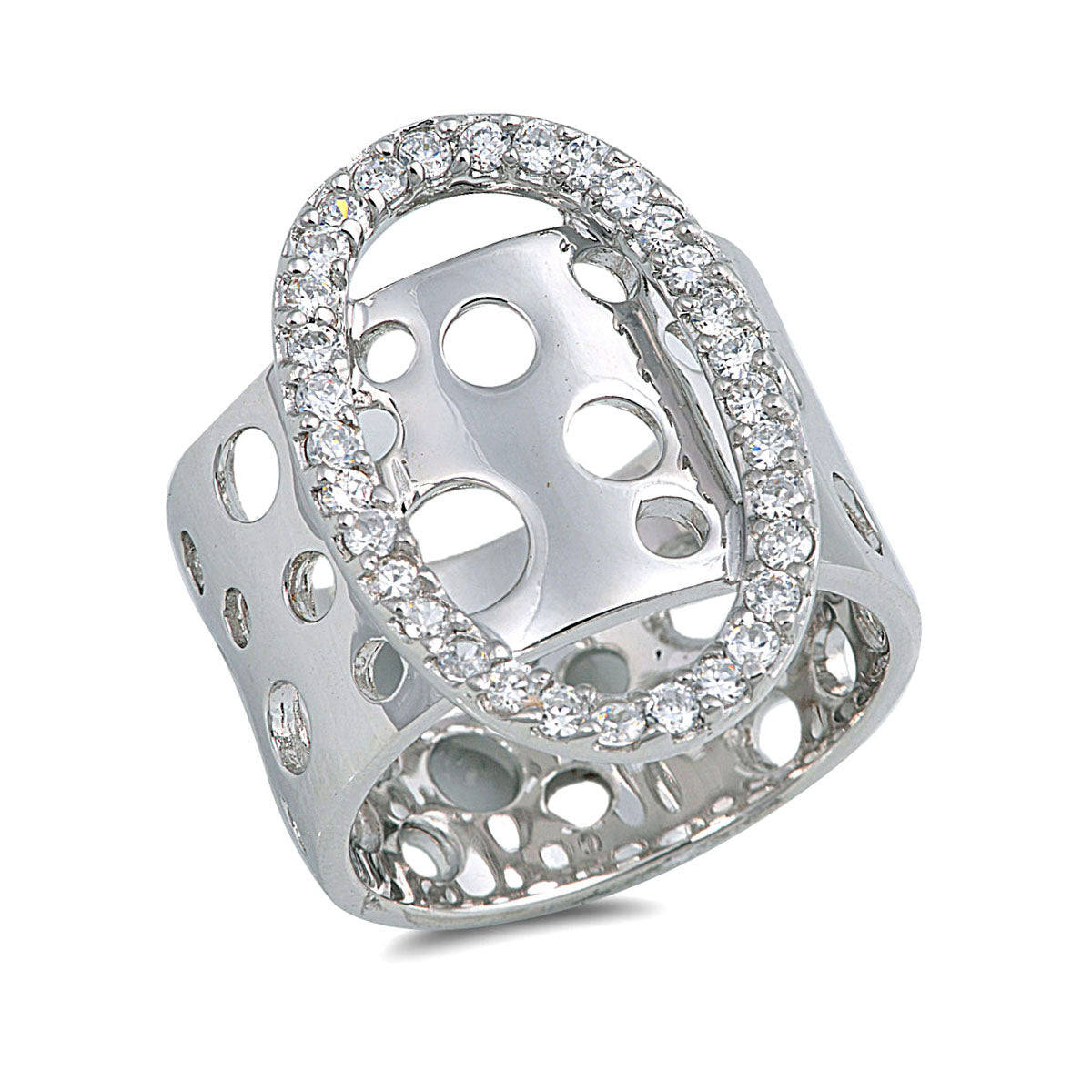 Silver CZ Ring