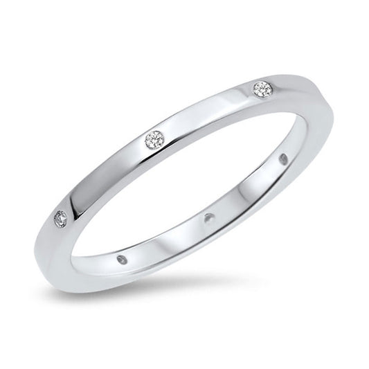Silver CZ Ring