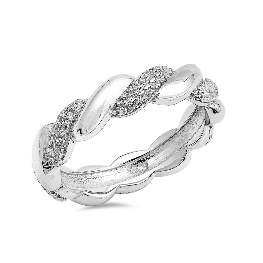 Silver CZ Ring