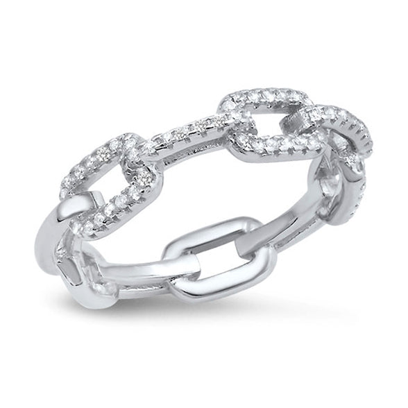 Silver CZ Ring