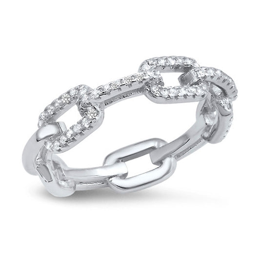 Silver CZ Ring