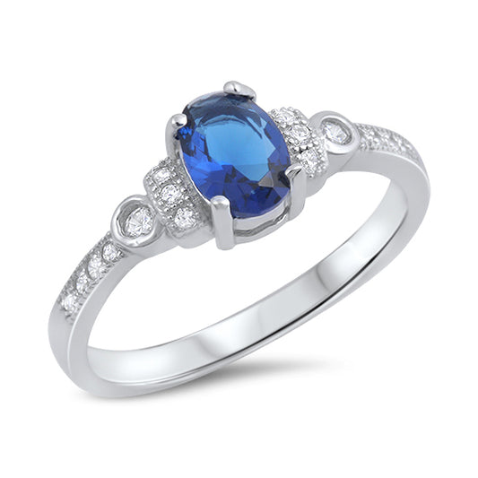 Silver Ring W/ CZ