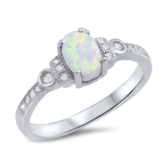 Silver Ring W/ CZ