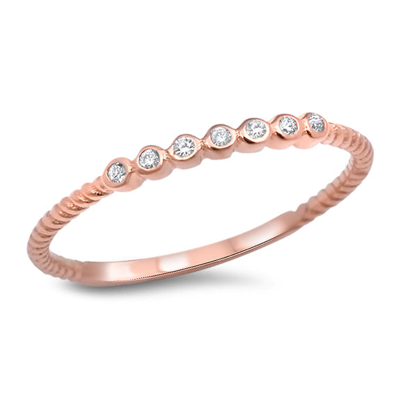 Silver Ring W/ CZ