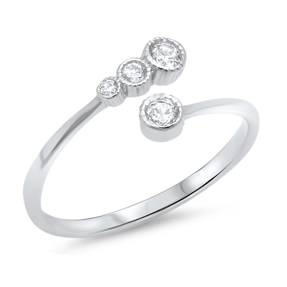 Silver Ring W/ CZ