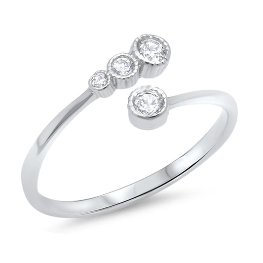 Silver Ring W/ CZ