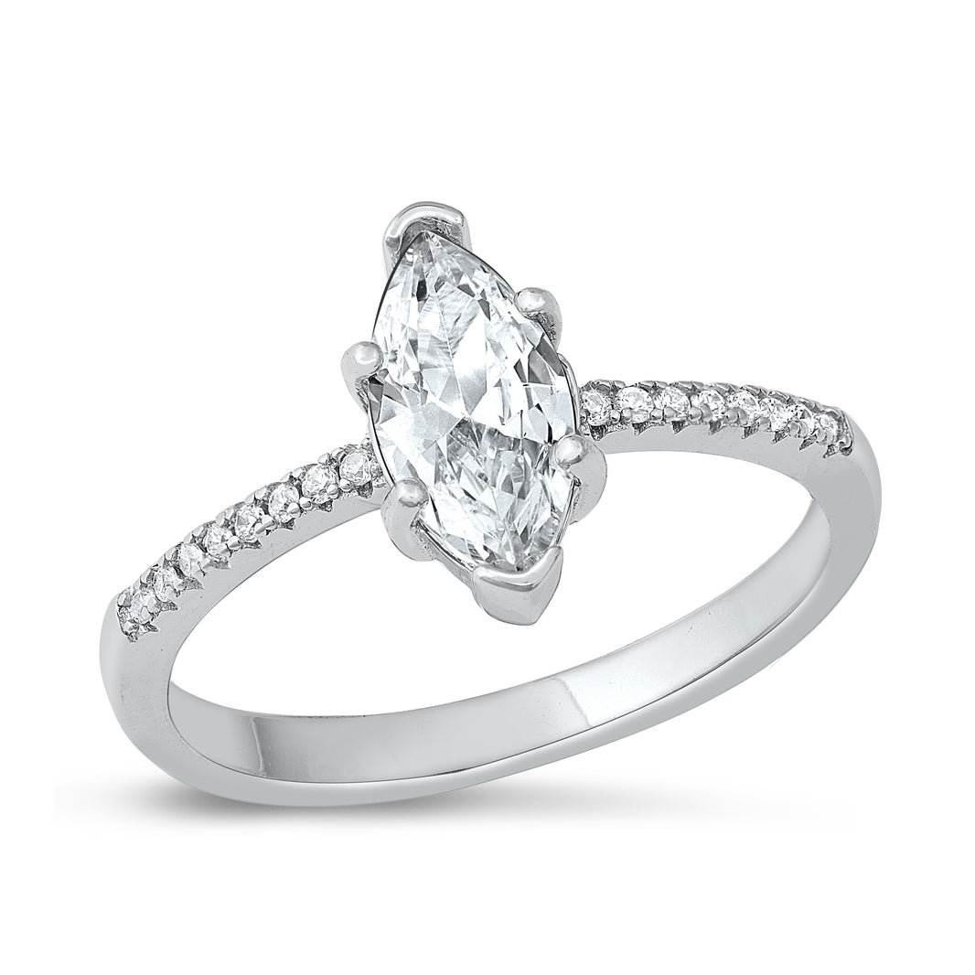 Silver CZ Ring
