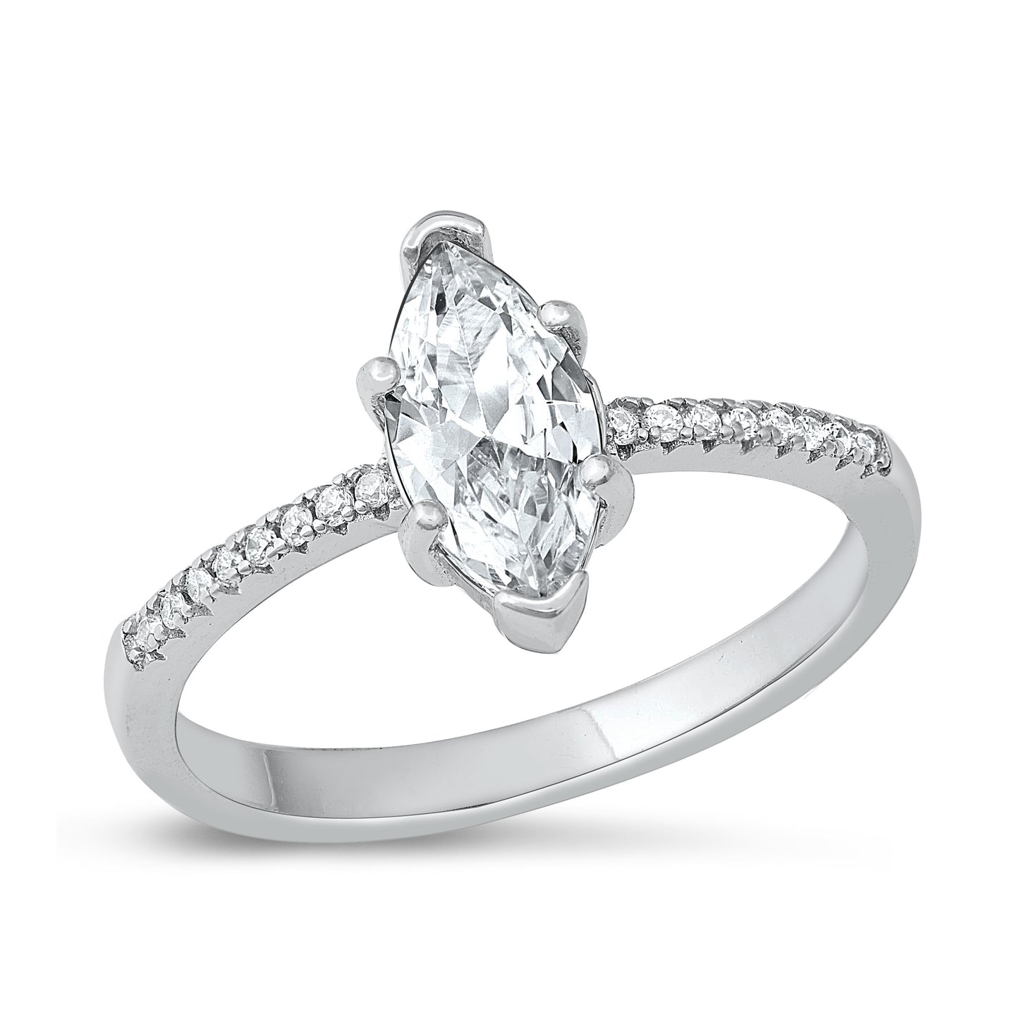 Silver CZ Ring