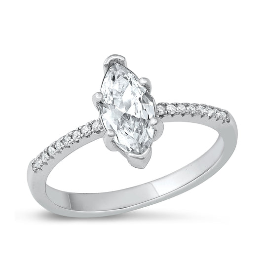 Silver CZ Ring
