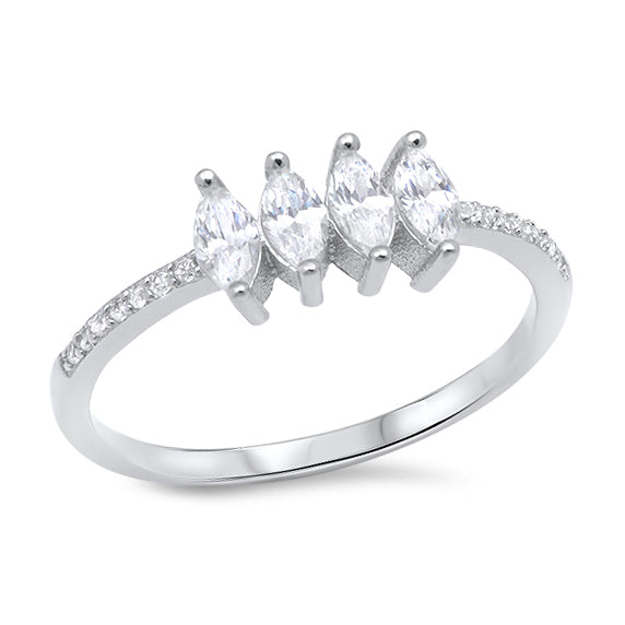 Silver Ring W/ CZ
