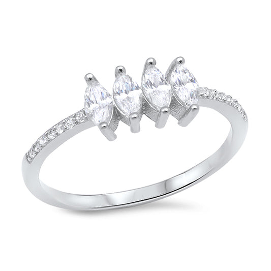 Silver Ring W/ CZ