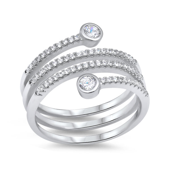 Silver Ring W/ CZ