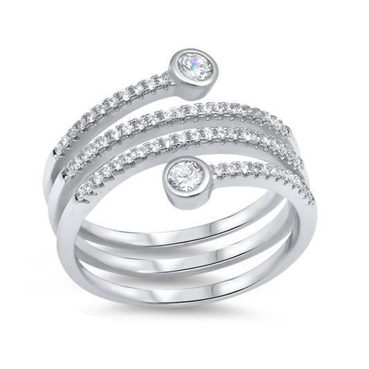 Silver Ring W/ CZ