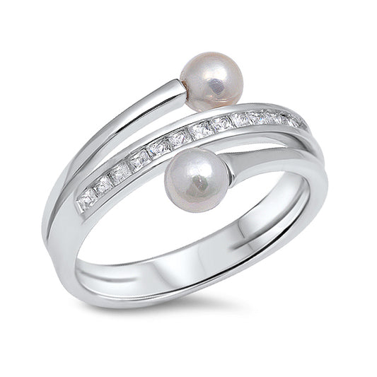 Silver Ring W/ CZ