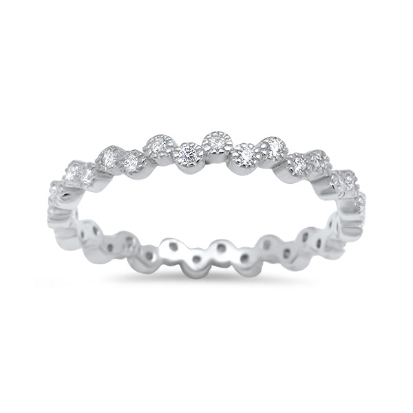 Silver Ring W/ CZ