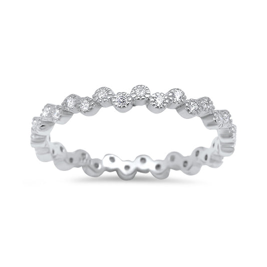 Silver Ring W/ CZ
