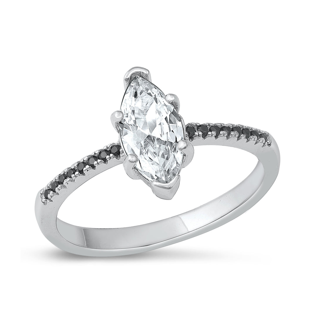 Silver Ring W/ CZ