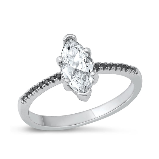 Silver Ring W/ CZ