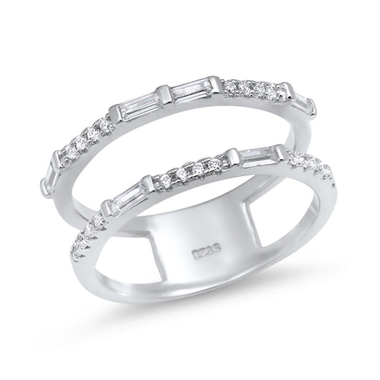 Silver Ring W/ CZ