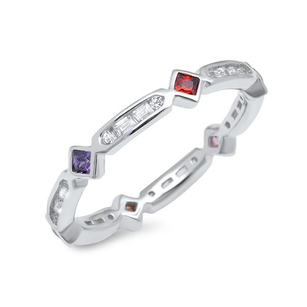 Silver Ring W/ CZ