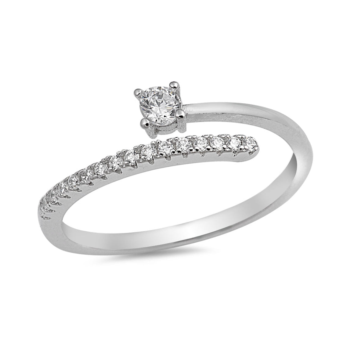Silver Ring W/ CZ