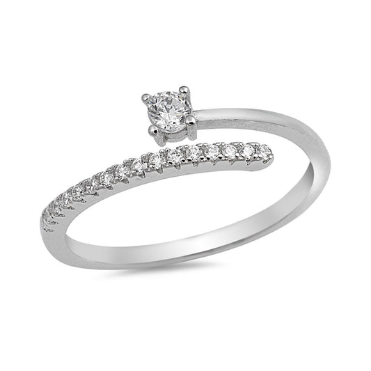Silver Ring W/ CZ