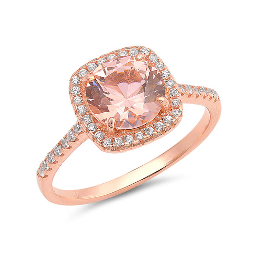 Silver Ring W/ CZ