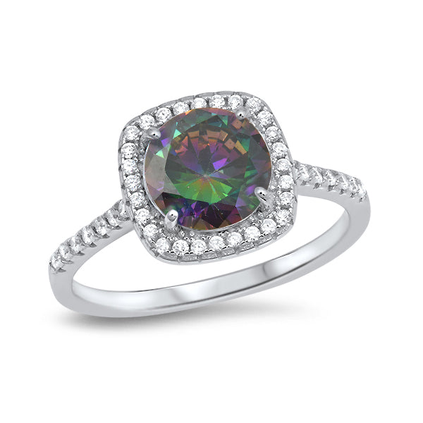 Silver Ring W/ CZ