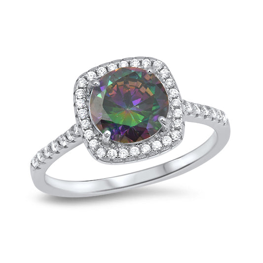 Silver Ring W/ CZ