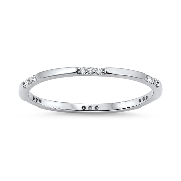 Silver CZ Ring