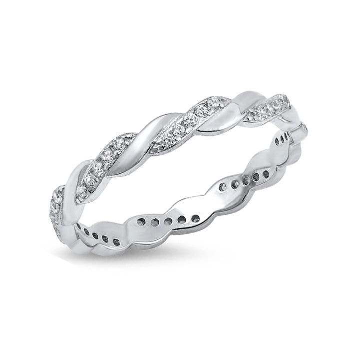 Silver CZ Ring