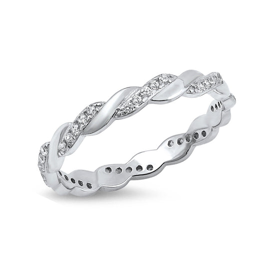 Silver CZ Ring