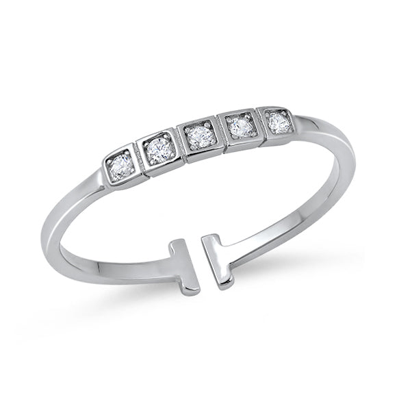 Silver CZ Ring