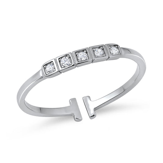 Silver CZ Ring