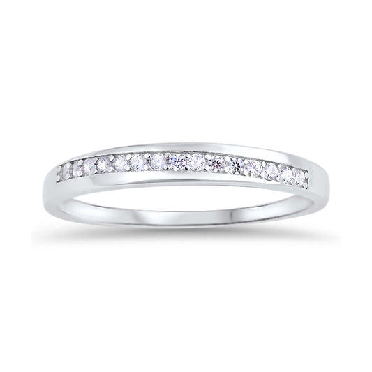 Silver CZ Ring
